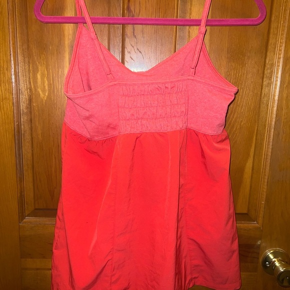 Athleta Bright Coral Sleeveless Top - Picture 2 of 3